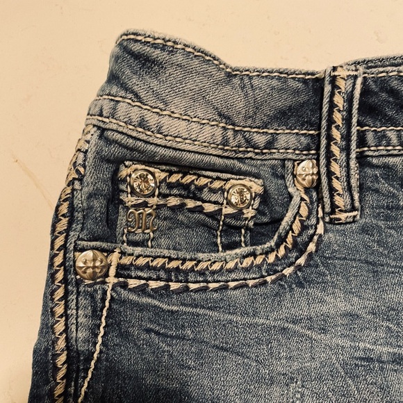 Miss Me Blue Denim Shorts - Picture 10 of 12